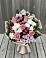 Букет цветов из: Альстромерии, Гвоздики, Розы и Хризантемы в Рождествено