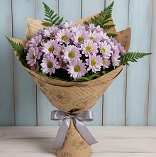 Букет цветов из:  Хризантемы #REPLACE_PRED# Рождествено