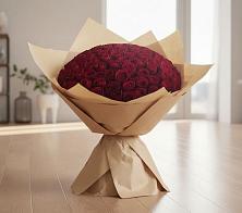 Букет 101 Красная роза в Рождествено