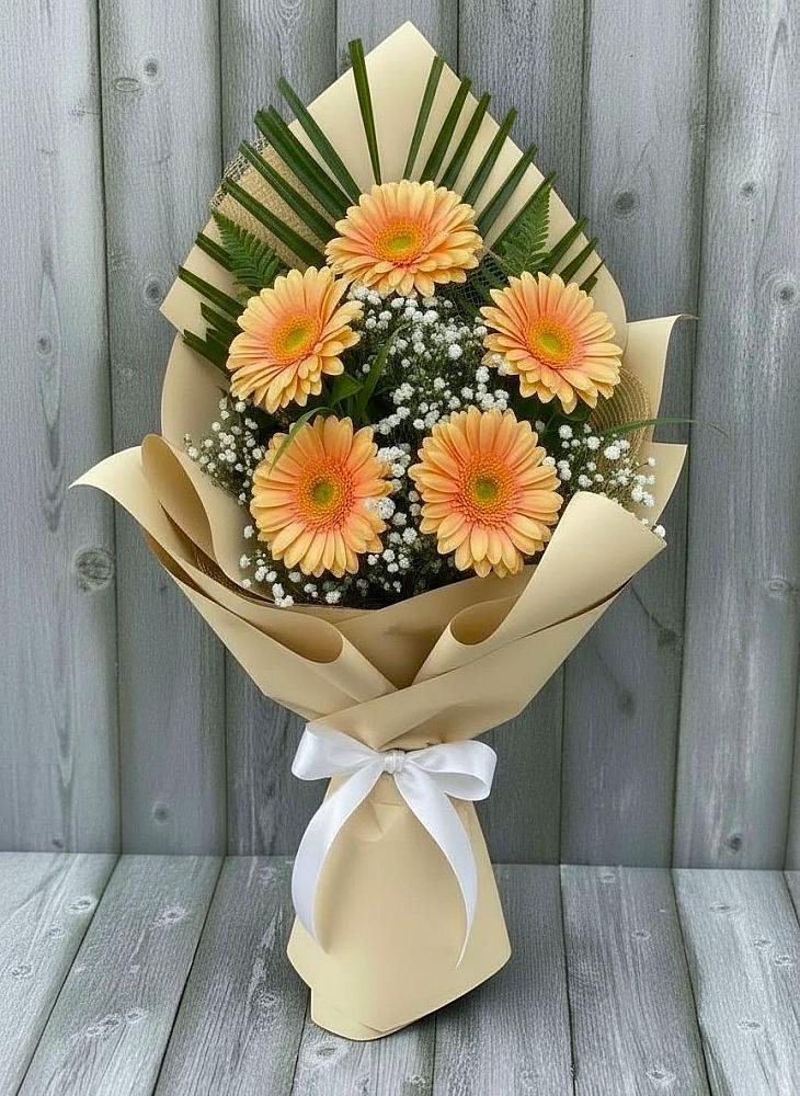 Букет цветов из: Герберы в Рождествено