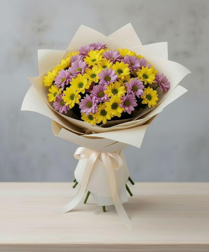 Букет цветов из: Хризантемы в Рождествено